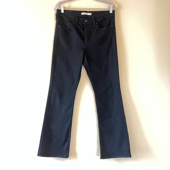 Levi's 315 Shaping Bootcut Women's Black Jeans Size 30x30 - Picture 1 of 8